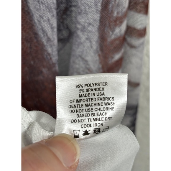 Ala von Auersperg Dress Womens XXL Shellscape Kai Sleeveless Cape Made USA - Picture 9 of 10